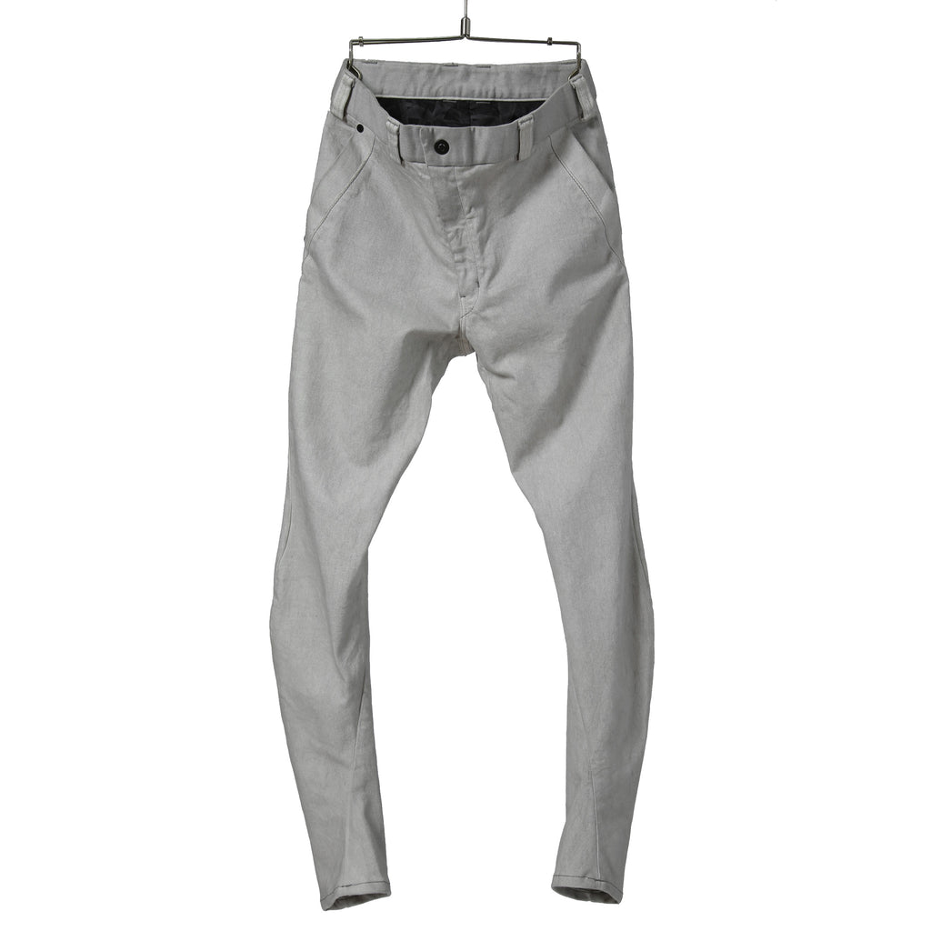 美品 DEVOA デヴォア / Slim Pants Bleached Denim / size 1 (White Gray）デニム パンツ