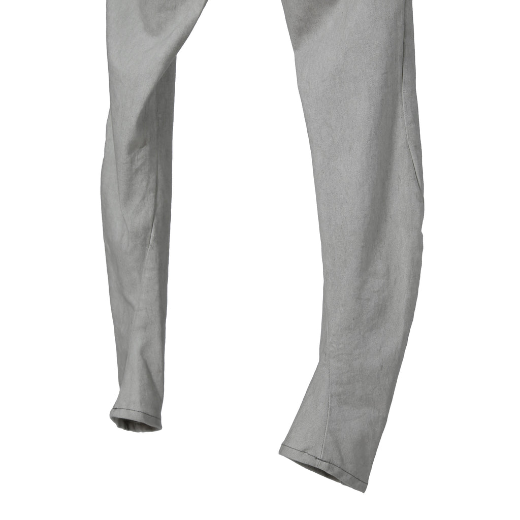 美品 DEVOA デヴォア / Slim Pants Bleached Denim / size 1 (White Gray）デニム パンツ