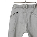 美品 DEVOA デヴォア / Slim Pants Bleached Denim / size 1 (White Gray）デニム パンツ