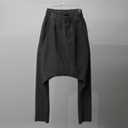 m.a+ エムエークロス / 25SS 美品 vertical pocket elastic waist sarrouel pnats / PU521 CVPS / サルエルパンツ / size 48 (BLACK)