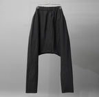 m.a+ エムエークロス / 25SS 美品 vertical pocket elastic waist sarrouel pnats / PU521 CVPS / サルエルパンツ / size 48 (BLACK)