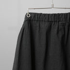 m.a+ エムエークロス / 25SS 美品 vertical pocket elastic waist sarrouel pnats / PU521 CVPS / サルエルパンツ / size 48 (BLACK)
