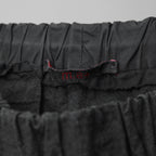 m.a+ エムエークロス / 25SS 美品 vertical pocket elastic waist sarrouel pnats / PU521 CVPS / サルエルパンツ / size 48 (BLACK)