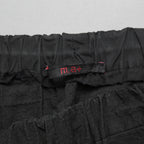 m.a+ エムエークロス / 25SS 美品 vertical pocket elastic waist sarrouel pnats / PU521 CVPS / サルエルパンツ / size 48 (BLACK)