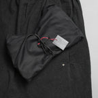 m.a+ エムエークロス / 25SS 美品 vertical pocket elastic waist sarrouel pnats / PU521 CVPS / サルエルパンツ / size 48 (BLACK)