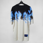 美品 FENDI フェンディ/ 2023年春夏 マルチカラー グラデーション 半袖 Tシャツ / カットソー / FY0936-AN1Z / size M (WHITE x BLUE)