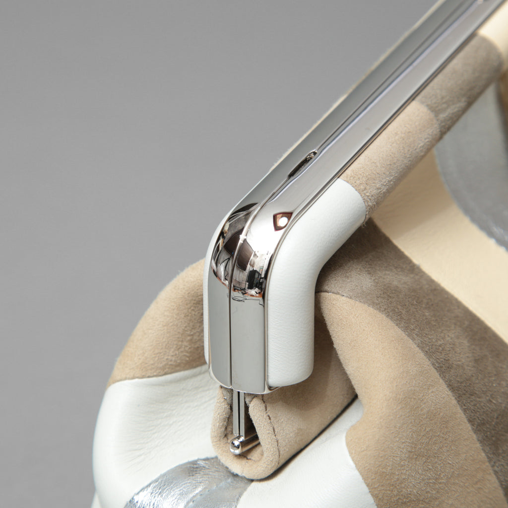 FENDI フェンディ / 22SS 美品 First Smallファースト スモール レザー ショルダーバッグ / スエード ベージュ / 8BP129 AJSB