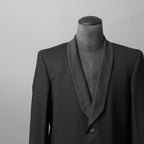 Rick Owens リックオウエンス / 美品 22SS FOGACHINE / WALRUS TUX / ウォルラス タキシー / ウール タキシードジャケット / RU01B1732-ZLSC / size46 (BLACK)