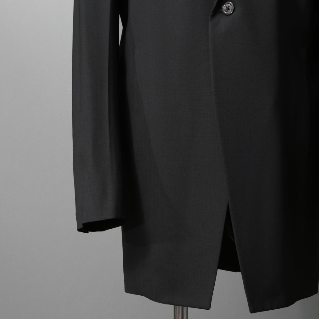 Rick Owens リックオウエンス / 美品 22SS FOGACHINE / WALRUS TUX / ウォルラス タキシー / ウール タキシードジャケット / RU01B1732-ZLSC / size46 (BLACK)