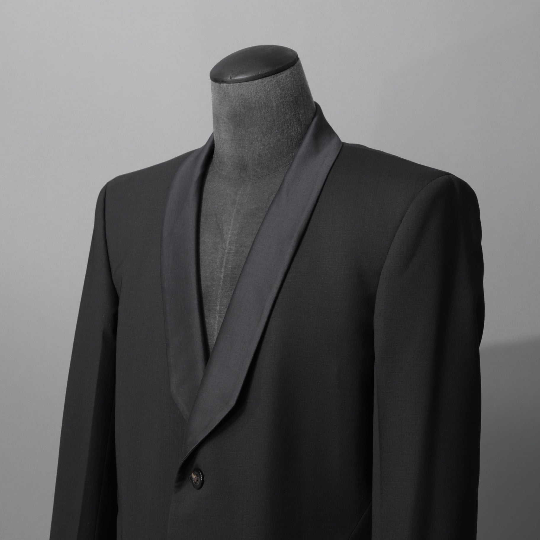 Rick Owens リックオウエンス / 美品 22SS FOGACHINE / WALRUS TUX / ウォルラス タキシー / ウール タキシードジャケット / RU01B1732-ZLSC / size46 (BLACK)