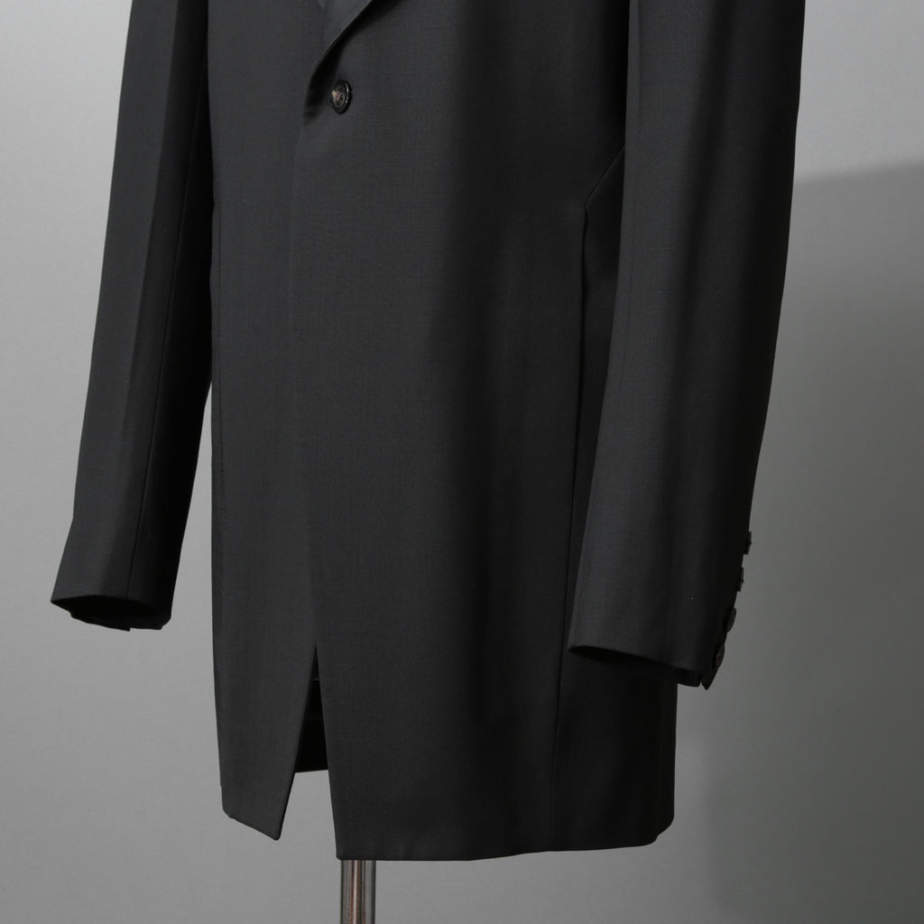 Rick Owens リックオウエンス / 美品 22SS FOGACHINE / WALRUS TUX / ウォルラス タキシー / ウール タキシードジャケット / RU01B1732-ZLSC / size46 (BLACK)