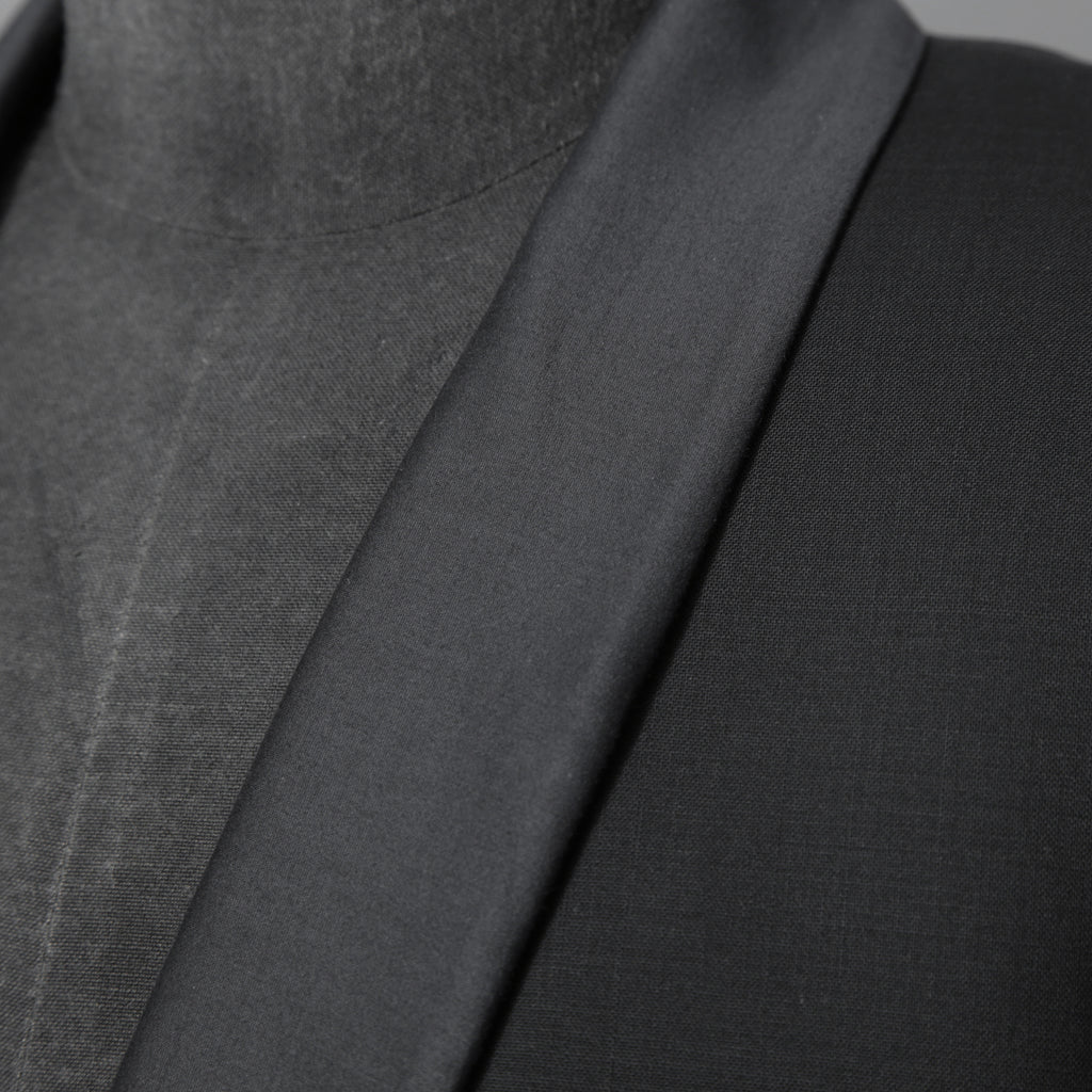 Rick Owens リックオウエンス / 美品 22SS FOGACHINE / WALRUS TUX / ウォルラス タキシー / ウール タキシードジャケット / RU01B1732-ZLSC / size46 (BLACK)