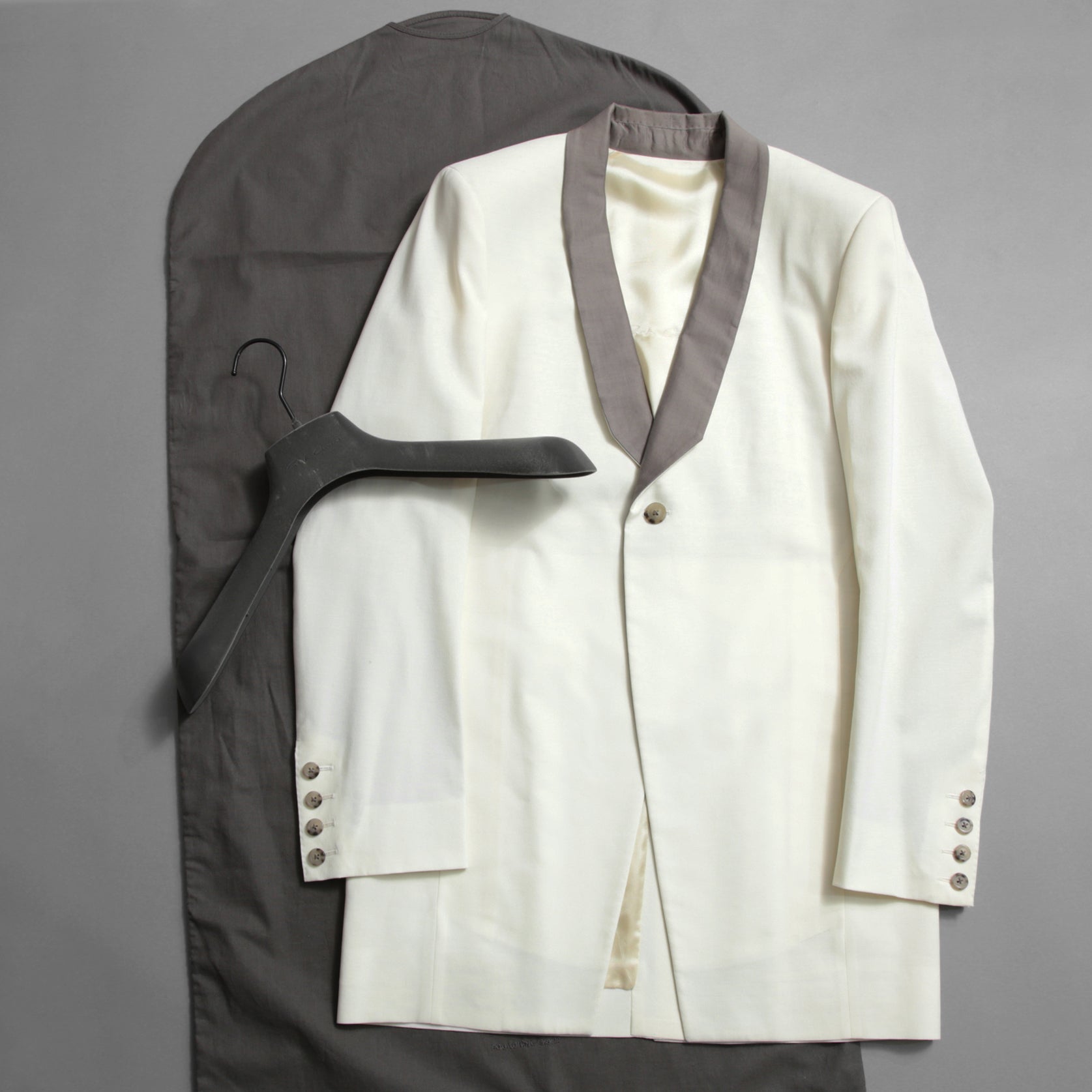 Rick Owens リックオウエンス / 美品 22SS FOGACHINE / WALRUS TUX / ウォルラス タキシー / ウール タキシードジャケット / RU01B1732-ZLSC / size 46 (NATURAL/DUST)