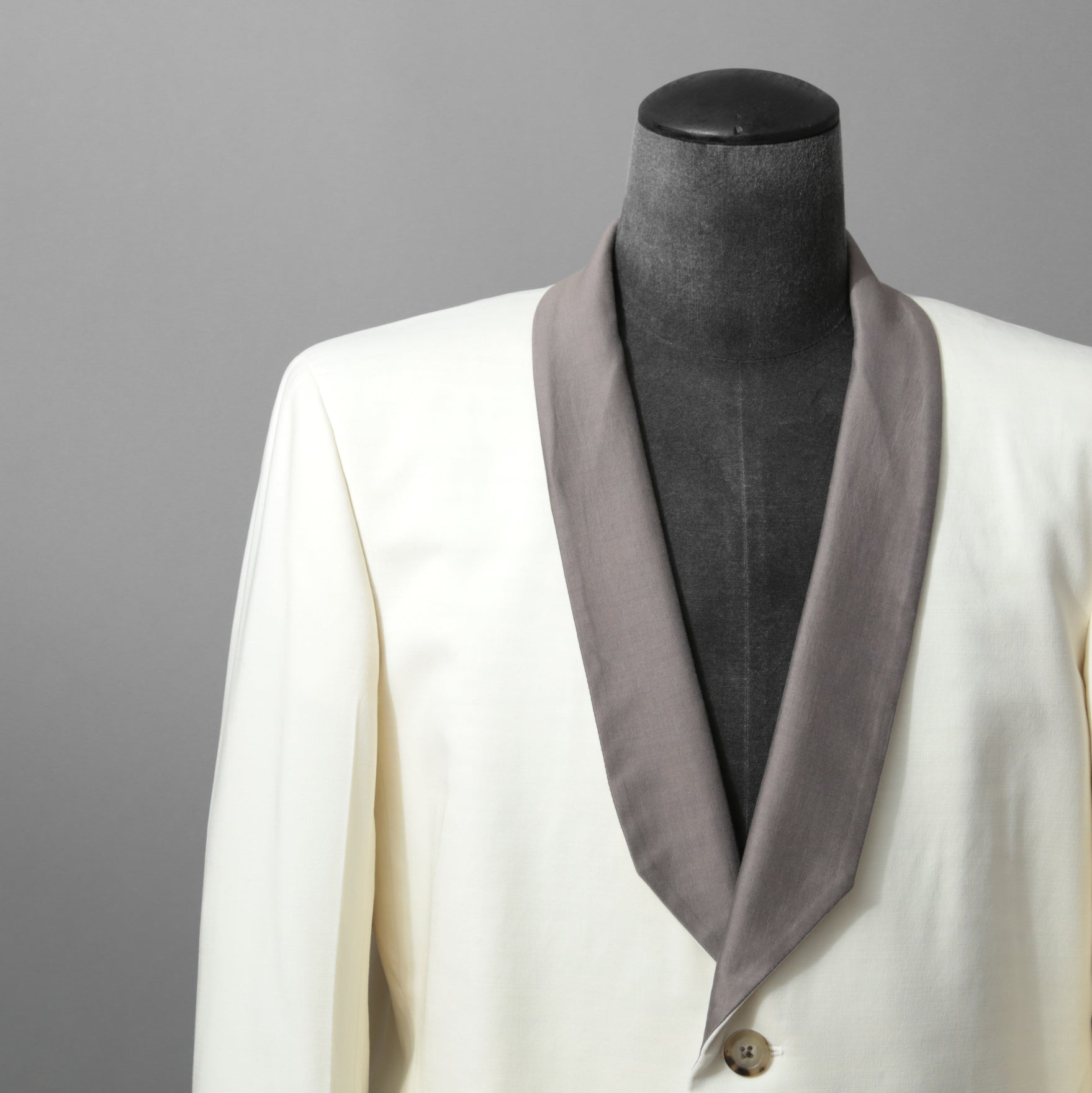 Rick Owens リックオウエンス / 美品 22SS FOGACHINE / WALRUS TUX / ウォルラス タキシー / ウール タキシードジャケット / RU01B1732-ZLSC / size 46 (NATURAL/DUST)