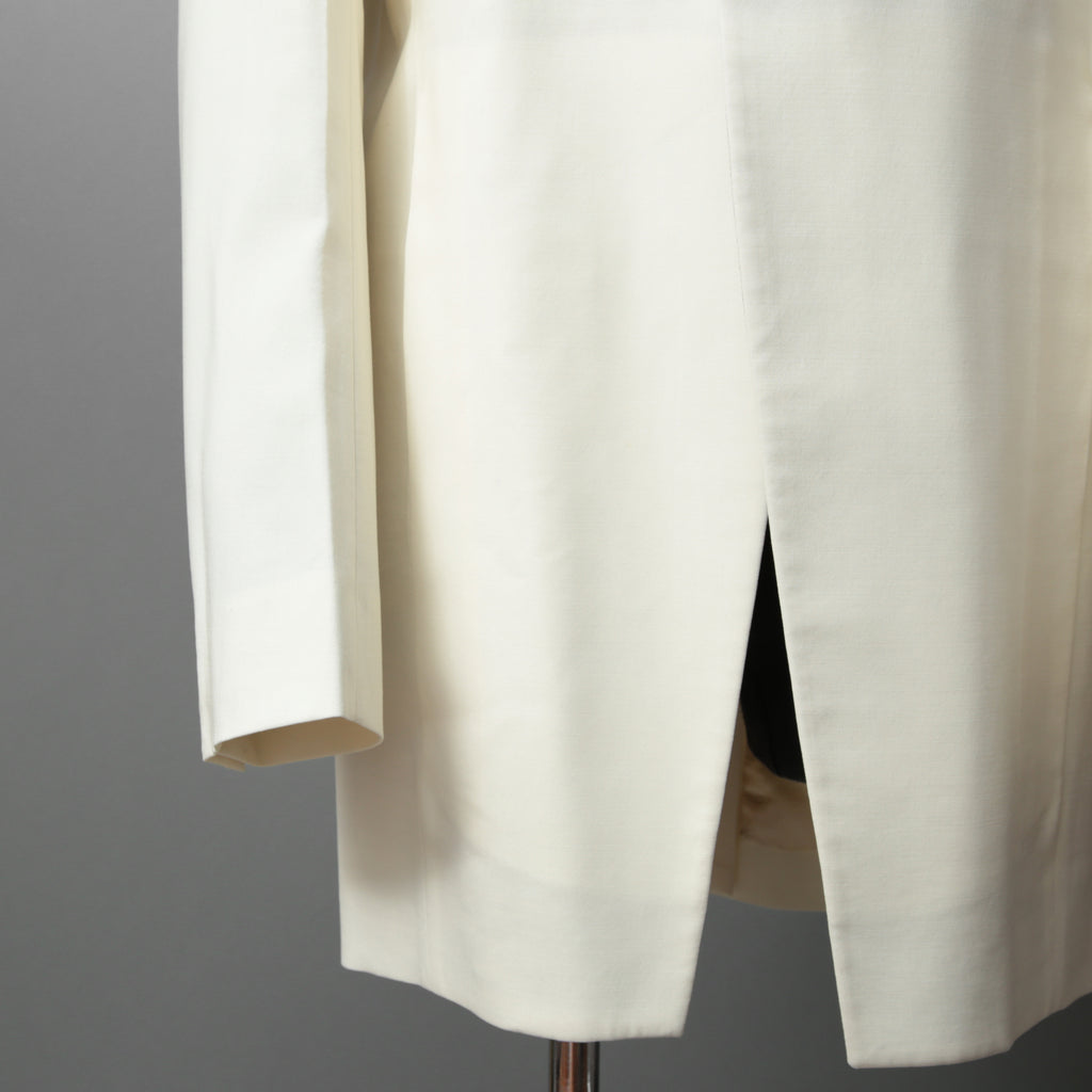 Rick Owens リックオウエンス / 美品 22SS FOGACHINE / WALRUS TUX / ウォルラス タキシー / ウール タキシードジャケット / RU01B1732-ZLSC / size 46 (NATURAL/DUST)