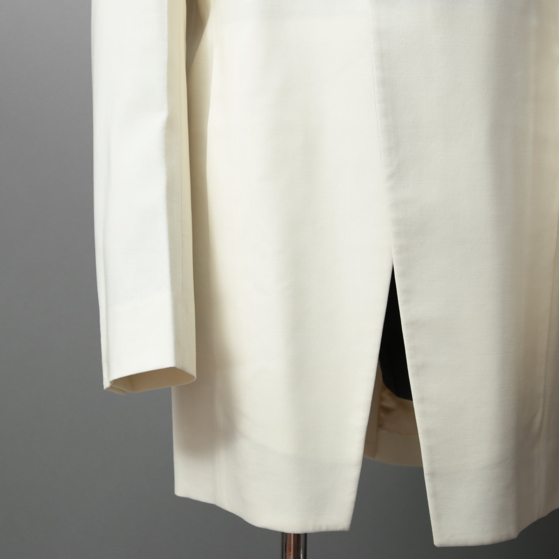 Rick Owens リックオウエンス / 美品 22SS FOGACHINE / WALRUS TUX / ウォルラス タキシー / ウール タキシードジャケット / RU01B1732-ZLSC / size 46 (NATURAL/DUST)