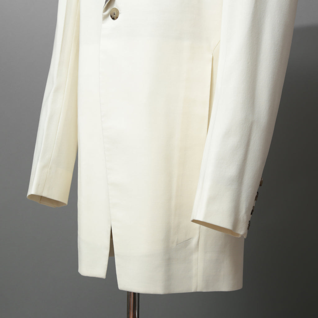 Rick Owens リックオウエンス / 美品 22SS FOGACHINE / WALRUS TUX / ウォルラス タキシー / ウール タキシードジャケット / RU01B1732-ZLSC / size 46 (NATURAL/DUST)