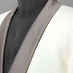 Rick Owens リックオウエンス / 美品 22SS FOGACHINE / WALRUS TUX / ウォルラス タキシー / ウール タキシードジャケット / RU01B1732-ZLSC / size 46 (NATURAL/DUST)