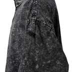 美品 DIESEL ディーゼル / S-Veken shirt デニムプリント 長袖シャツ ジャケット / size 46 (BLACK)