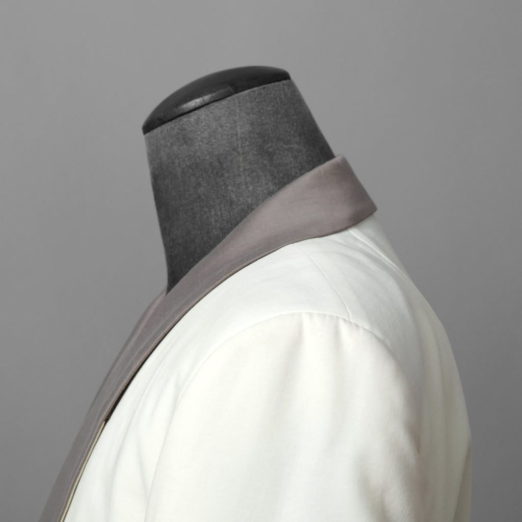 Rick Owens リックオウエンス / 美品 22SS FOGACHINE / WALRUS TUX / ウォルラス タキシー / ウール タキシードジャケット / RU01B1732-ZLSC / size 46 (NATURAL/DUST)