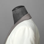 Rick Owens リックオウエンス / 美品 22SS FOGACHINE / WALRUS TUX / ウォルラス タキシー / ウール タキシードジャケット / RU01B1732-ZLSC / size 46 (NATURAL/DUST)