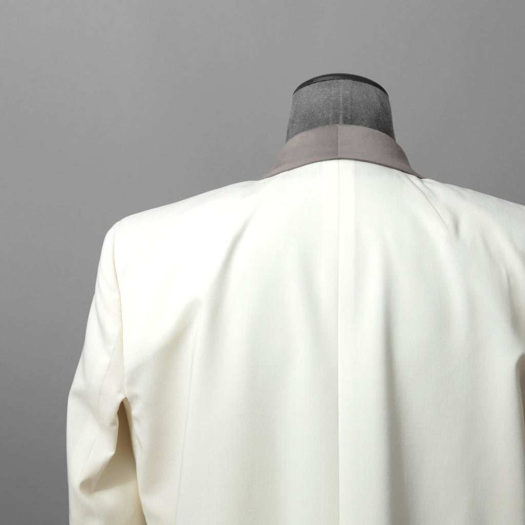 Rick Owens リックオウエンス / 美品 22SS FOGACHINE / WALRUS TUX / ウォルラス タキシー / ウール タキシードジャケット / RU01B1732-ZLSC / size 46 (NATURAL/DUST)