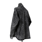 美品 DIESEL ディーゼル / S-Veken shirt デニムプリント 長袖シャツ ジャケット / size 46 (BLACK)