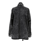 美品 DIESEL ディーゼル / S-Veken shirt デニムプリント 長袖シャツ ジャケット / size 46 (BLACK)