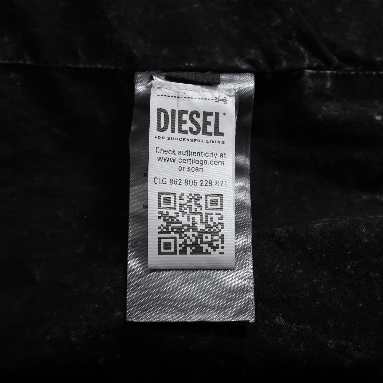 美品 DIESEL ディーゼル / S-Veken shirt デニムプリント 長袖シャツ ジャケット / size 46 (BLACK)