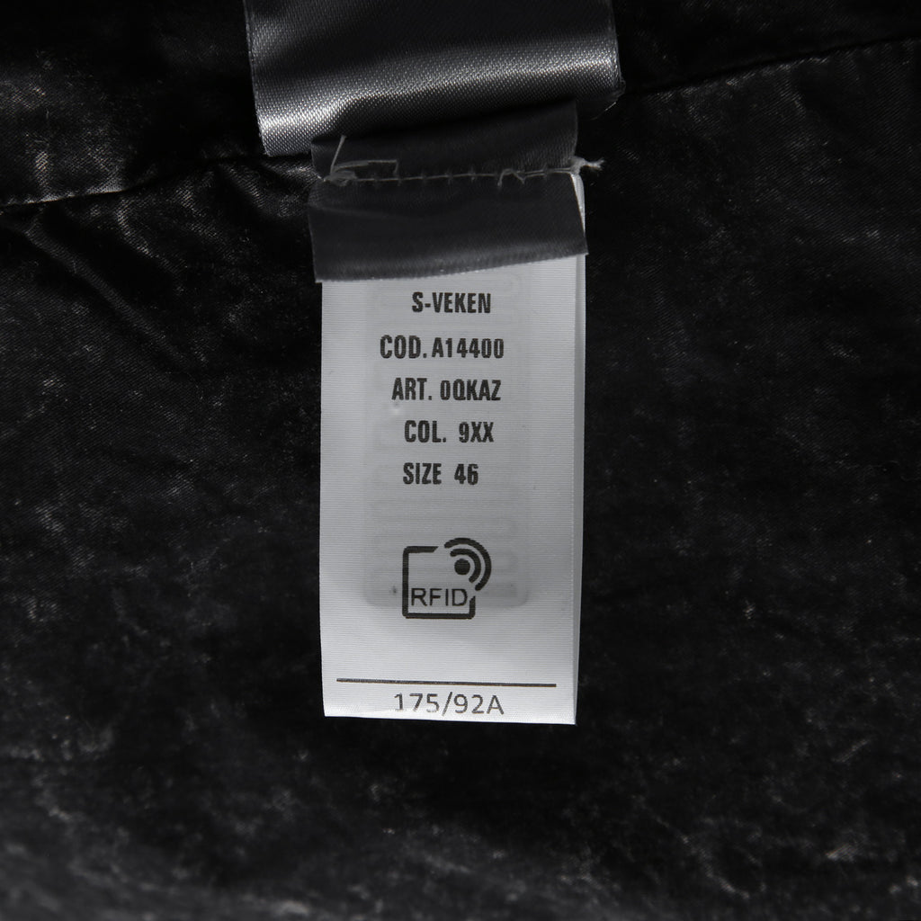 美品 DIESEL ディーゼル / S-Veken shirt デニムプリント 長袖シャツ ジャケット / size 46 (BLACK)