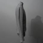 m.a+ エムエークロス /  17SS / ヘビーリネン バイカージャケット / J213DZ - LP / size 48  (COAL)