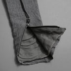 m.a+ エムエークロス /  17SS / ヘビーリネン バイカージャケット / J213DZ - LP / size 48  (COAL)