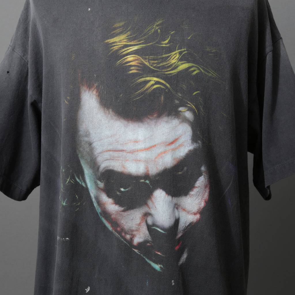 SAINT Mxxxxxx セントマイケル / 25SS / ダークナイト コラボ JOKER TEE / ヴィンテージ加工 半袖Tシャツ / SM-HR8-0000-C53 / size L /  BLACK