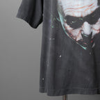 SAINT Mxxxxxx セントマイケル / 25SS / ダークナイト コラボ JOKER TEE / ヴィンテージ加工 半袖Tシャツ / SM-HR8-0000-C53 / size L /  BLACK