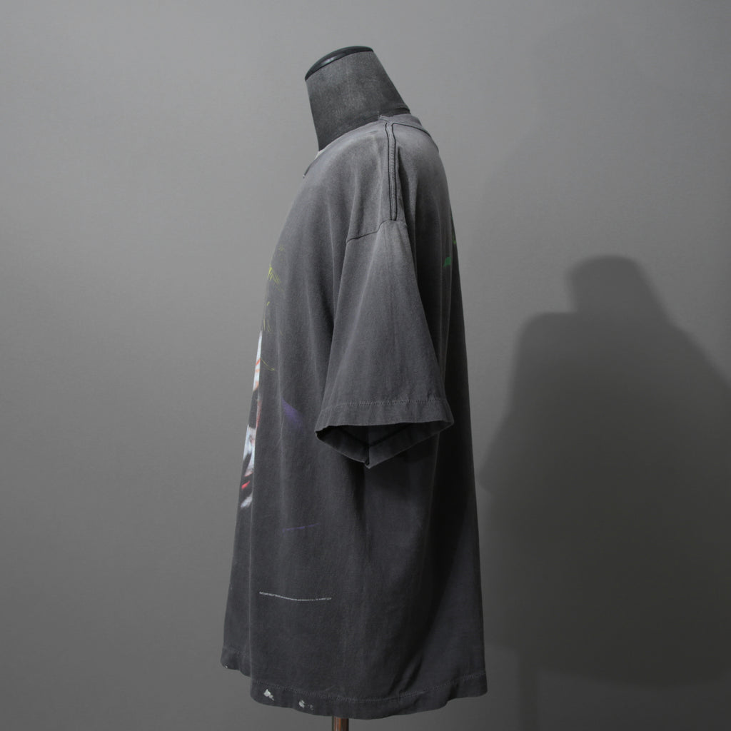 SAINT Mxxxxxx セントマイケル / 25SS / ダークナイト コラボ JOKER TEE / ヴィンテージ加工 半袖Tシャツ / SM-HR8-0000-C53 / size L /  BLACK