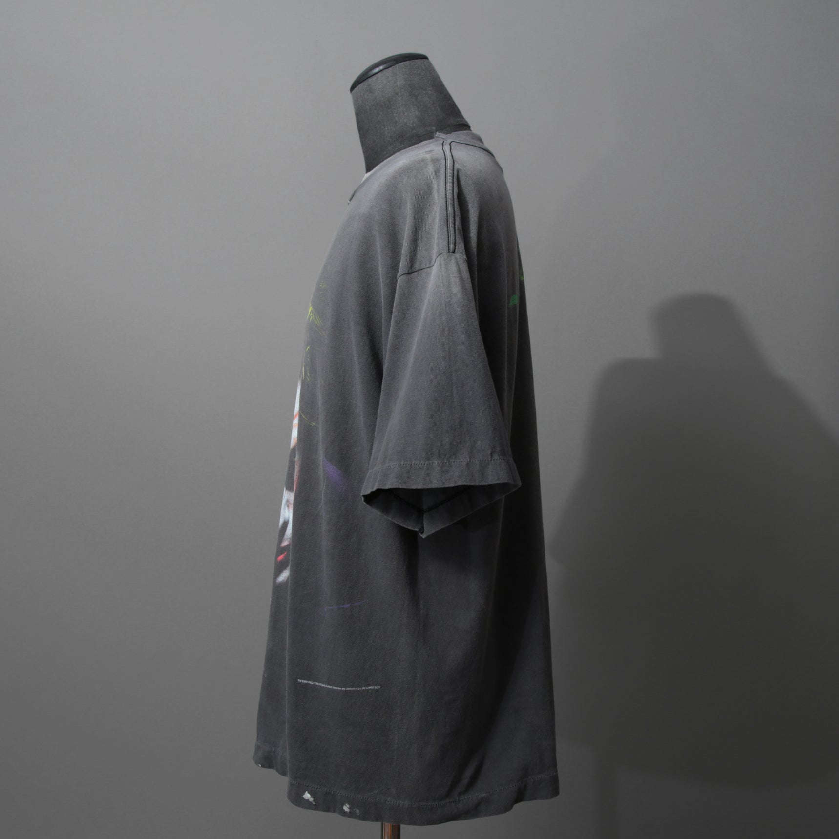 SAINT Mxxxxxx セントマイケル / 25SS / ダークナイト コラボ JOKER TEE / ヴィンテージ加工 半袖Tシャツ / SM-HR8-0000-C53 / size L /  BLACK