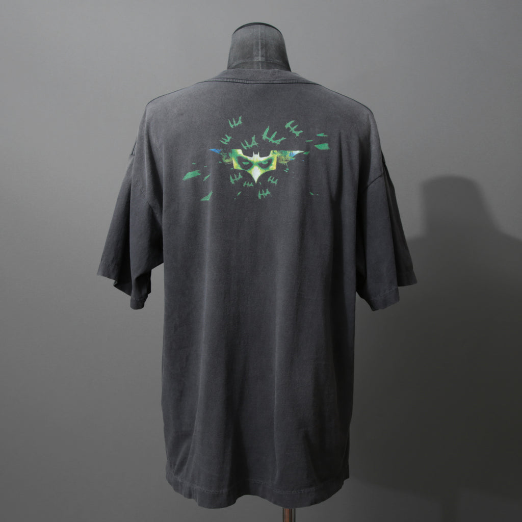 SAINT Mxxxxxx セントマイケル / 25SS / ダークナイト コラボ JOKER TEE / ヴィンテージ加工 半袖Tシャツ / SM-HR8-0000-C53 / size L /  BLACK