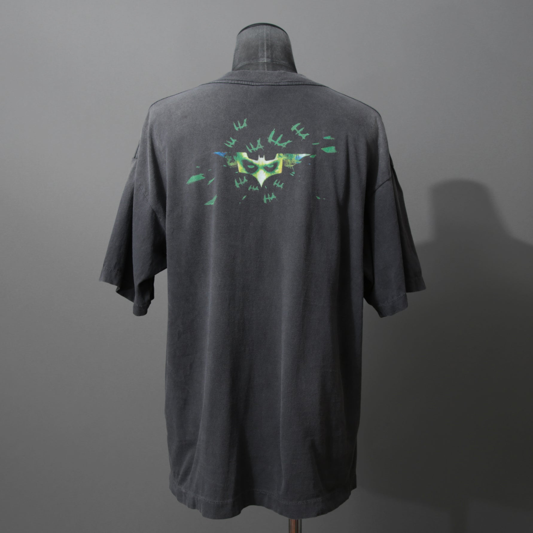 SAINT Mxxxxxx セントマイケル / 25SS / ダークナイト コラボ JOKER TEE / ヴィンテージ加工 半袖Tシャツ / SM-HR8-0000-C53 / size L /  BLACK