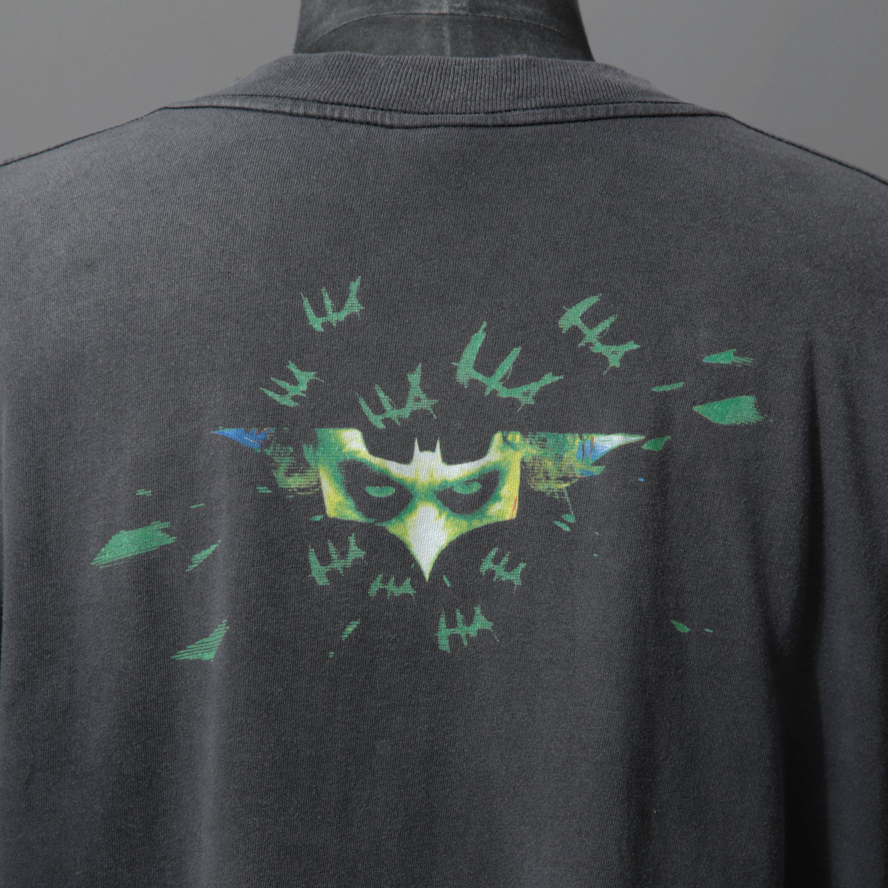 SAINT Mxxxxxx セントマイケル / 25SS / ダークナイト コラボ JOKER TEE / ヴィンテージ加工 半袖Tシャツ / SM-HR8-0000-C53 / size L /  BLACK