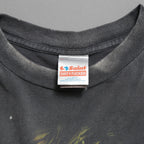 SAINT Mxxxxxx セントマイケル / 25SS / ダークナイト コラボ JOKER TEE / ヴィンテージ加工 半袖Tシャツ / SM-HR8-0000-C53 / size L /  BLACK