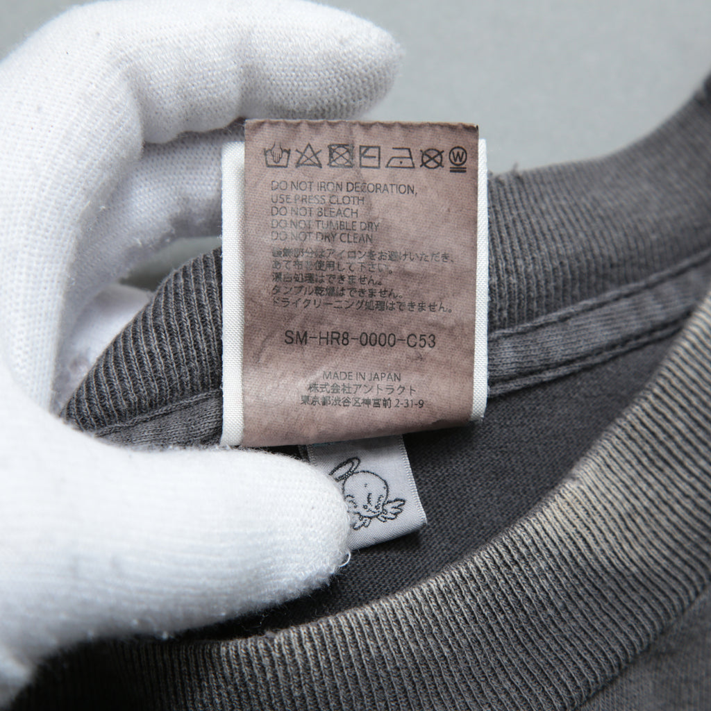 SAINT Mxxxxxx セントマイケル / 25SS / ダークナイト コラボ JOKER TEE / ヴィンテージ加工 半袖Tシャツ / SM-HR8-0000-C53 / size L /  BLACK