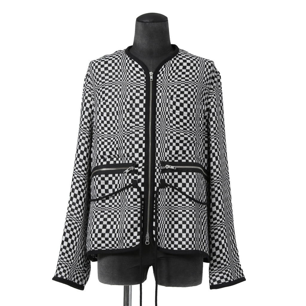 美品 Song for the Mute ソングフォーザミュート / 22SS チェッカー ニット / size 46