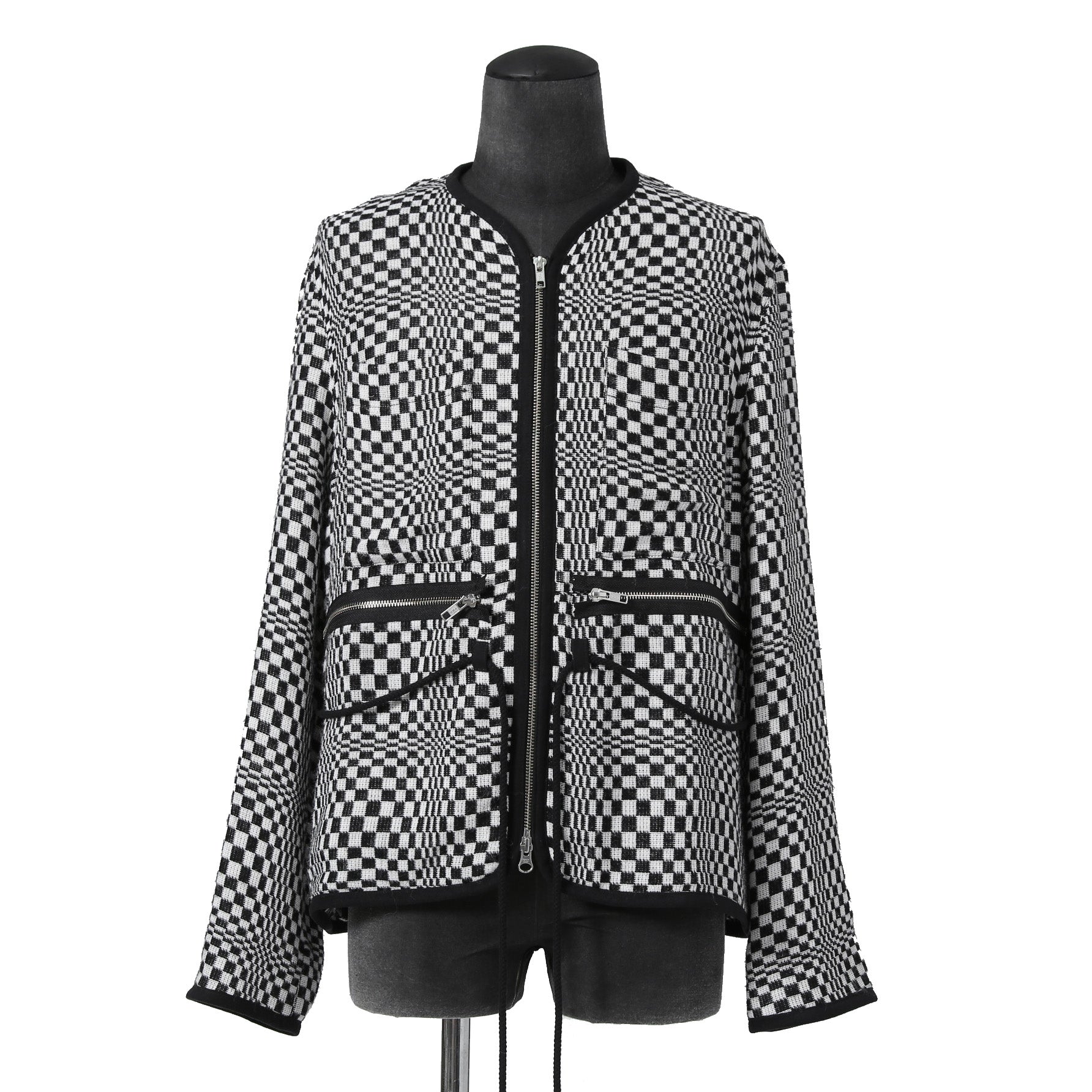 美品 Song for the Mute ソングフォーザミュート / 22SS チェッカー ニット / size 46