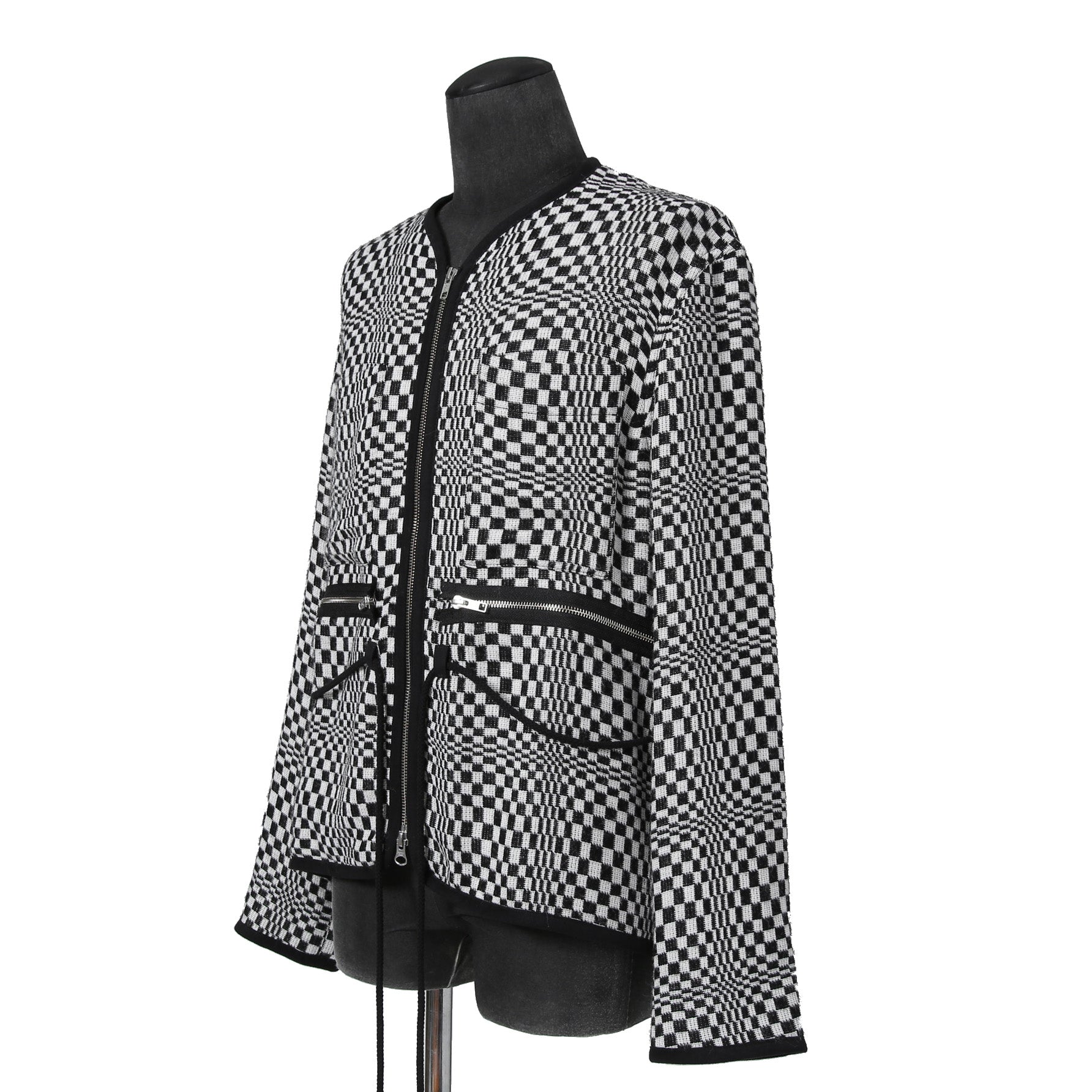 美品 Song for the Mute ソングフォーザミュート / 22SS チェッカー ニット / size 46