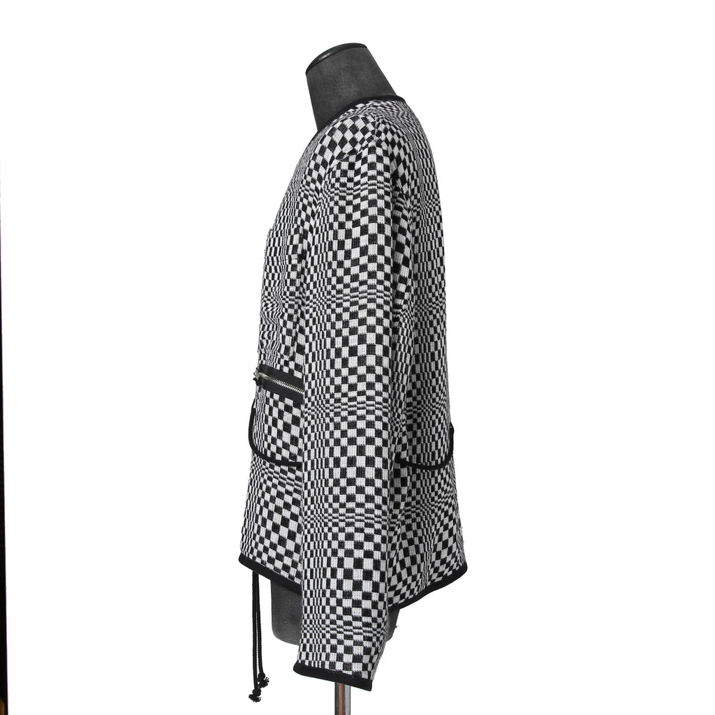 美品 Song for the Mute ソングフォーザミュート / 22SS チェッカー ニット / size 46