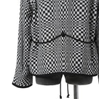 美品 Song for the Mute ソングフォーザミュート / 22SS チェッカー ニット / size 46