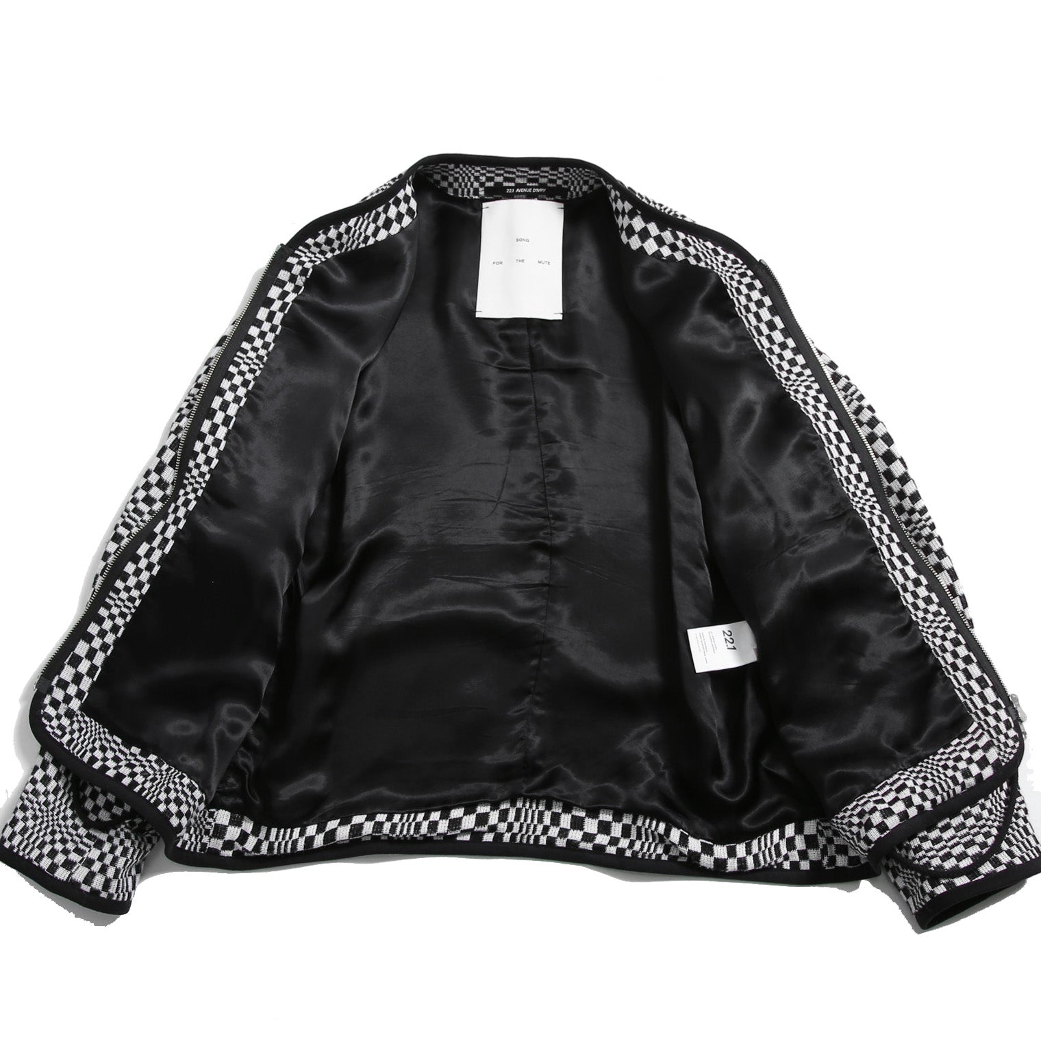 美品 Song for the Mute ソングフォーザミュート / 22SS チェッカー ニット / size 46
