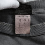 SAINT Mxxxxxx セントマイケル / 25AW / LS TEE_SAINT IS A KISS / セイントイズアキス / ヴィンテージ加工 長袖Tシャツ / SM-HR1-0000-028 / size L (BLACK)