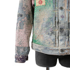 新品 PROLETA RE ART プロレタ リ アート / 22SS NUBIAN別注 / UROBOROS DENIM JACKET / Boro patchwork distressed / size XL ジャケット