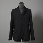 ARCHIVIO J.M.RIBOT / 21AW 美品 BLAZER Vintage Wool / G19/FT / コサージュ付 ジャケット/ size 46 (BLACK)